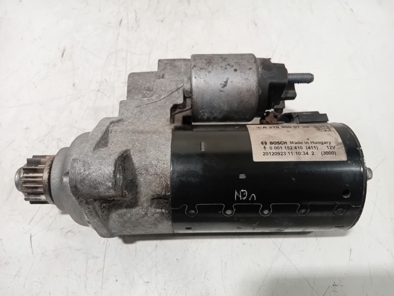 Startmotor Mercedes-Benz A-Klasse, Auto-onderdelen, Onderdelen@venauto.nl, Van der Ven Autorecycling B.V., Gebruikt, Ettenseweg 76, 4706 PB Roosendaal, The Netherlands