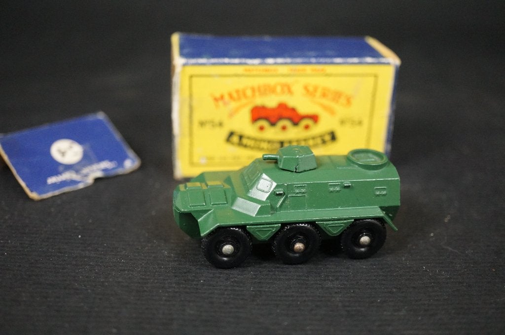 Matchbox Lesney Saracen personnel carrier - Vintage, Ophalen of Verzenden