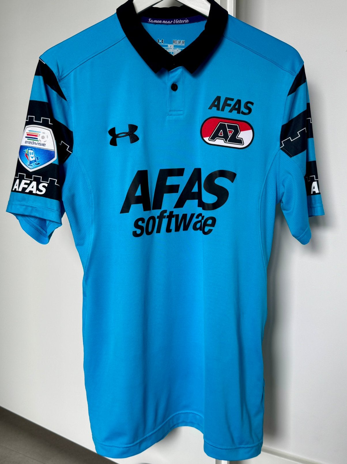 AZ match worn / issued shirt 2016 2017 Joris van Overeem, Maat M, Ophalen of Verzenden, Zo goed als nieuw, Shirt