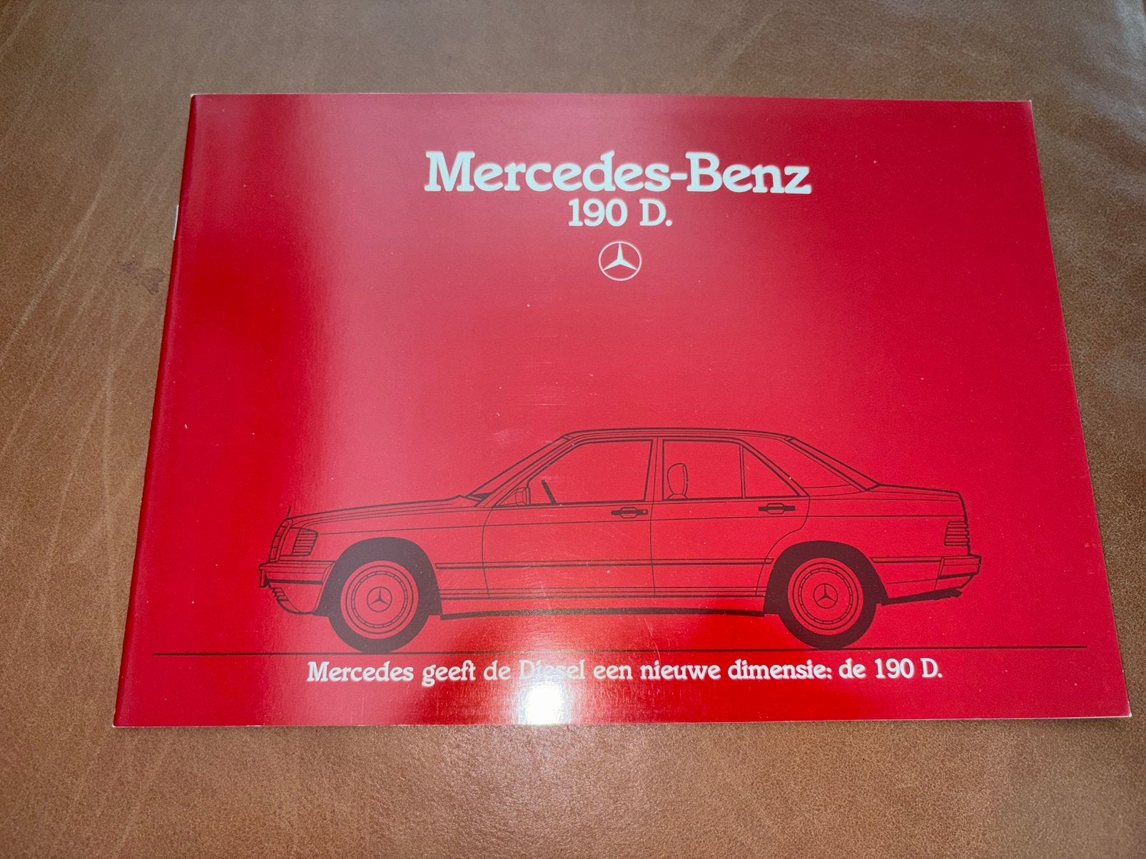 Folder Mercedes-Benz W201 190D 1984, Ophalen of Verzenden, Gelezen, Mercedes
