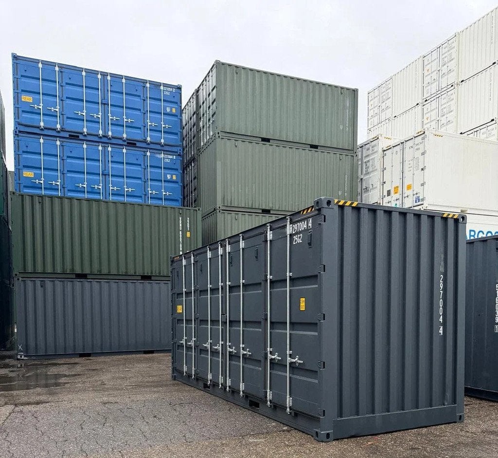 VERNOOY 20FT HIGH CUBE OPEN SIDE RAL7016, Zakelijke goederen, Machines en Bouw | Keten en Containers, Dave Vernooij, Dave@vernooy.nl