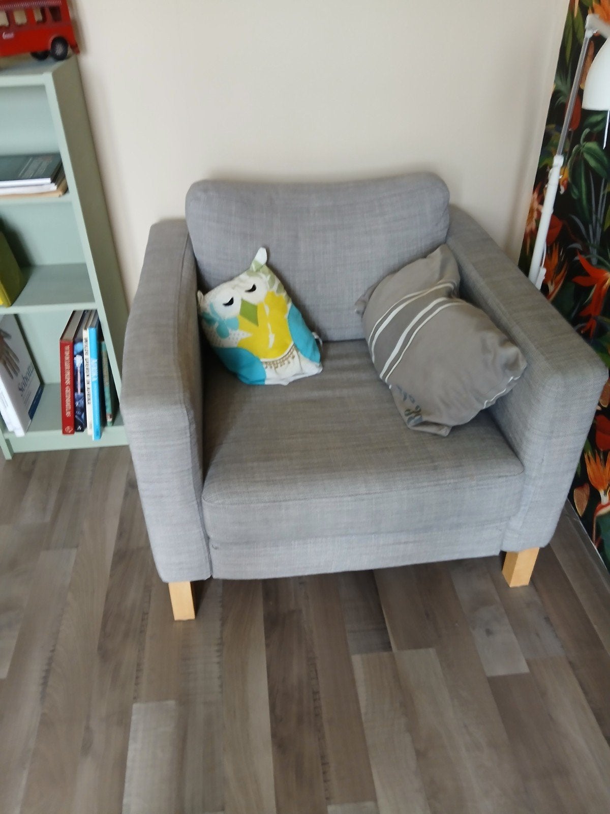 Fauteuil licht grijs, Ophalen, 75 tot 100 cm, Eenpersoons, Minder dan 150 cm