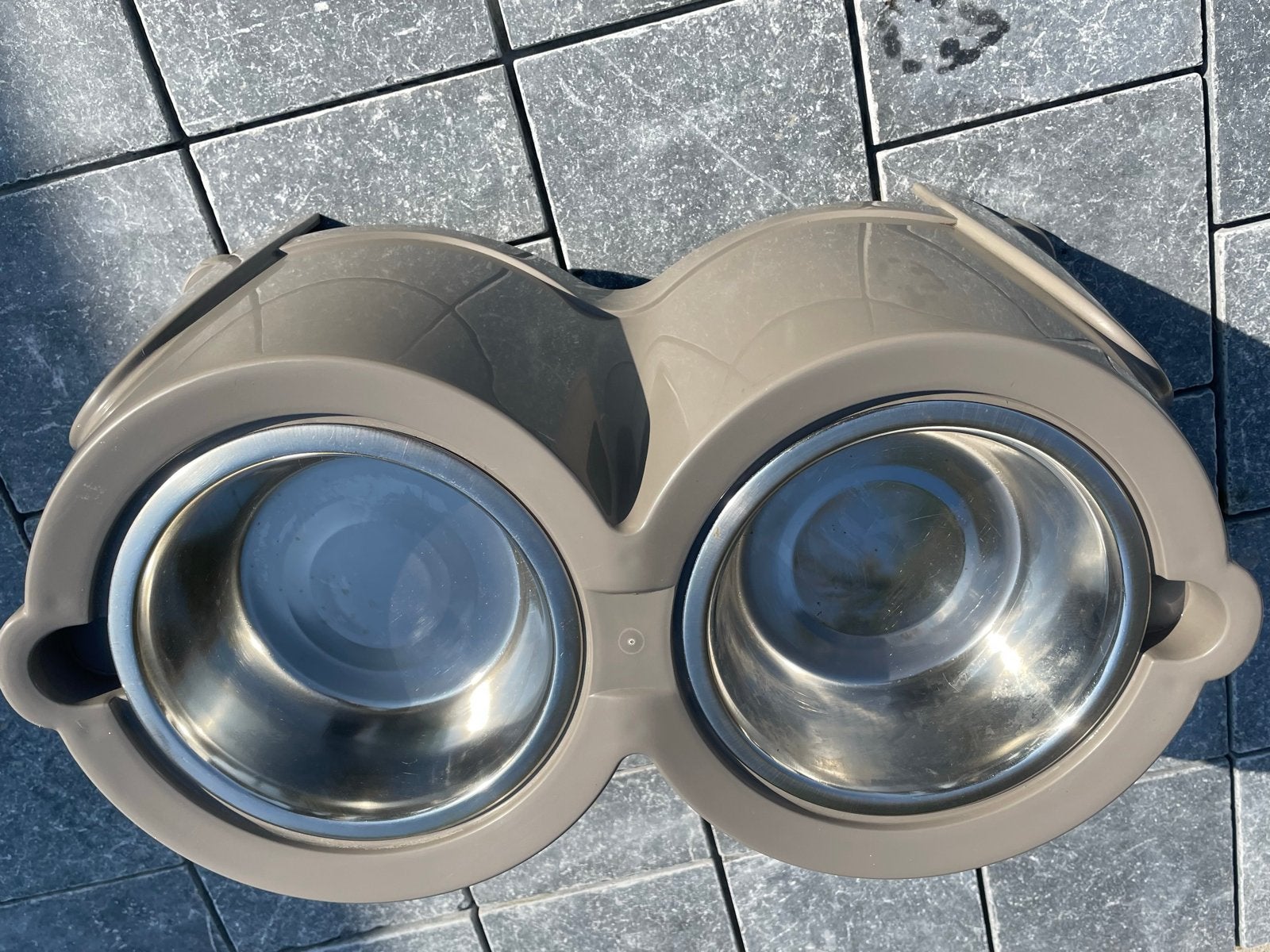 Honden voer-/water-bak, Ophalen of Verzenden, Zo goed als nieuw