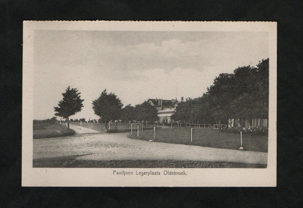 Oldebroek Paviljoen Legerplaats Militair 1930., Ophalen of Verzenden, 1920 tot 1940, Gelopen, Gelderland