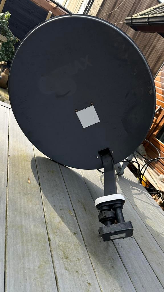 Schotel tv ontvanger duo kop, Audio, Tv en Foto, Schotelantennes, Ophalen, Gebruikt, (Schotel)antenne, Overige merken