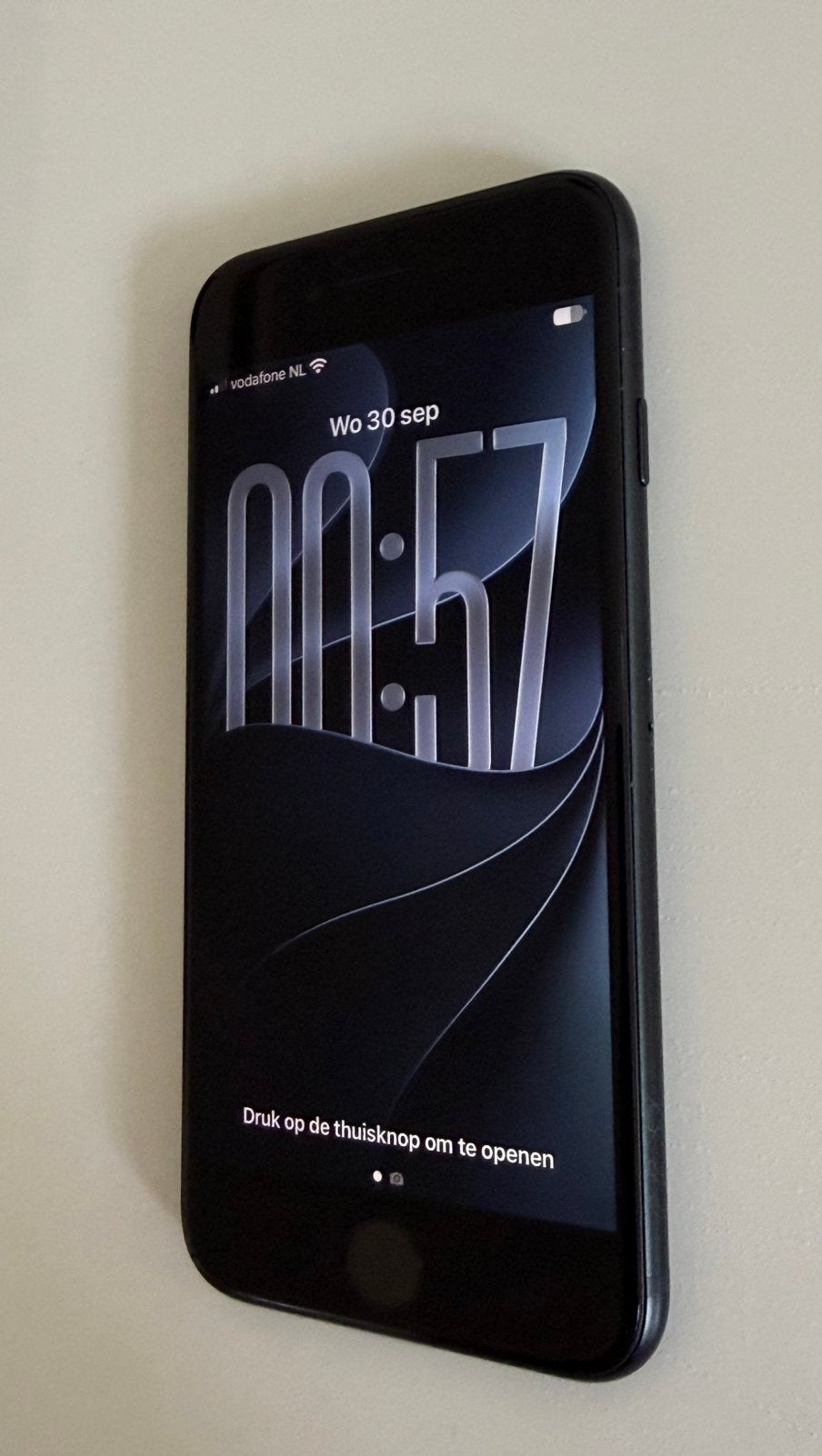 iPhone SE 2022, 128 GB, Zwart, Ophalen of Verzenden, Zo goed als nieuw