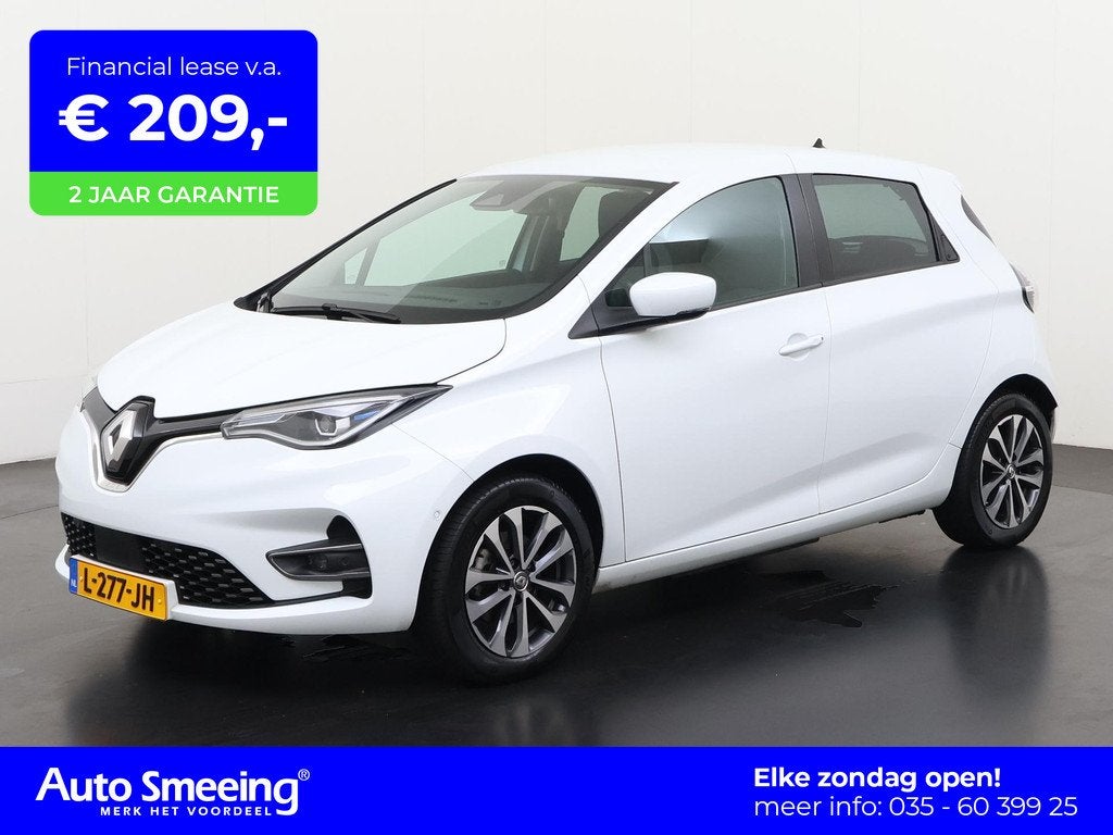 Renault ZOE R135 Intens 52 kWh | incl KOOP Accu | CCS Laden, Auto's, Renault, 12 maanden, 136 pk, Gebruikt, Wit