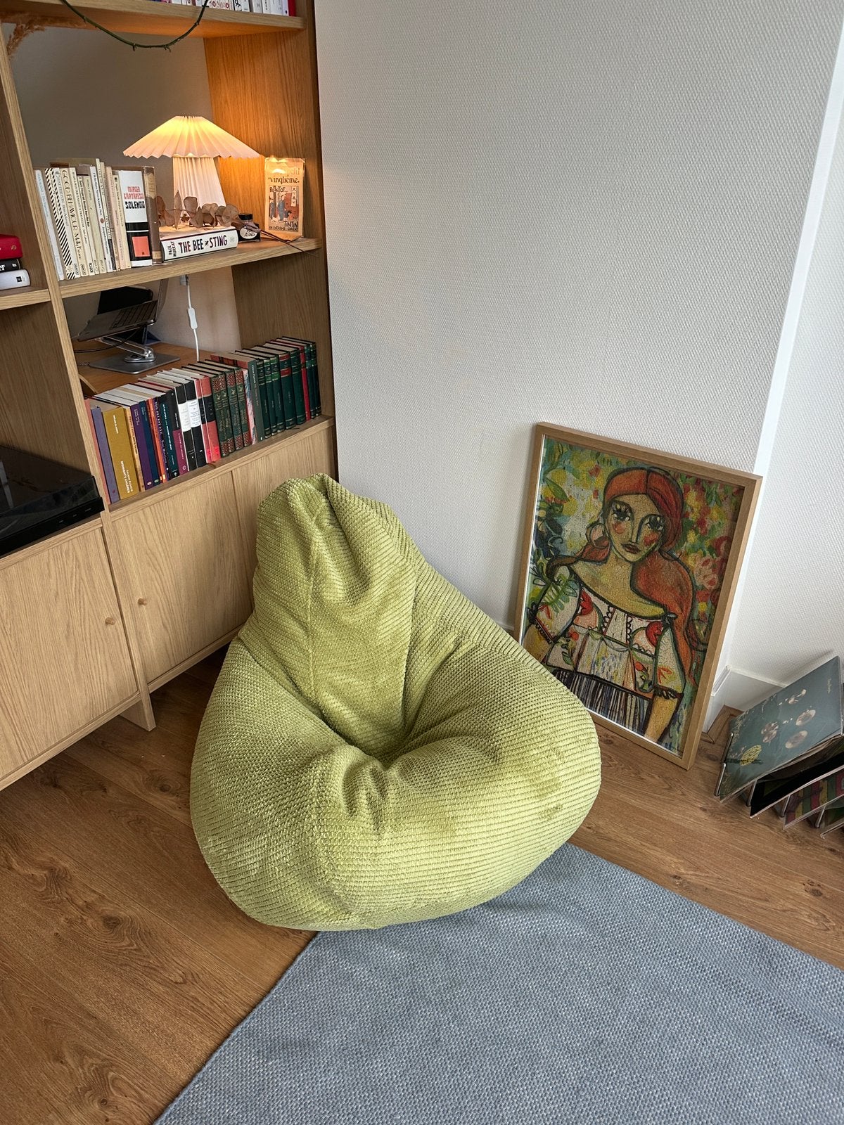 Nieuwe zitzak / beanbag met voetenbankje / footrest, Overige kleuren, Nieuw, Ophalen of Verzenden, Eén