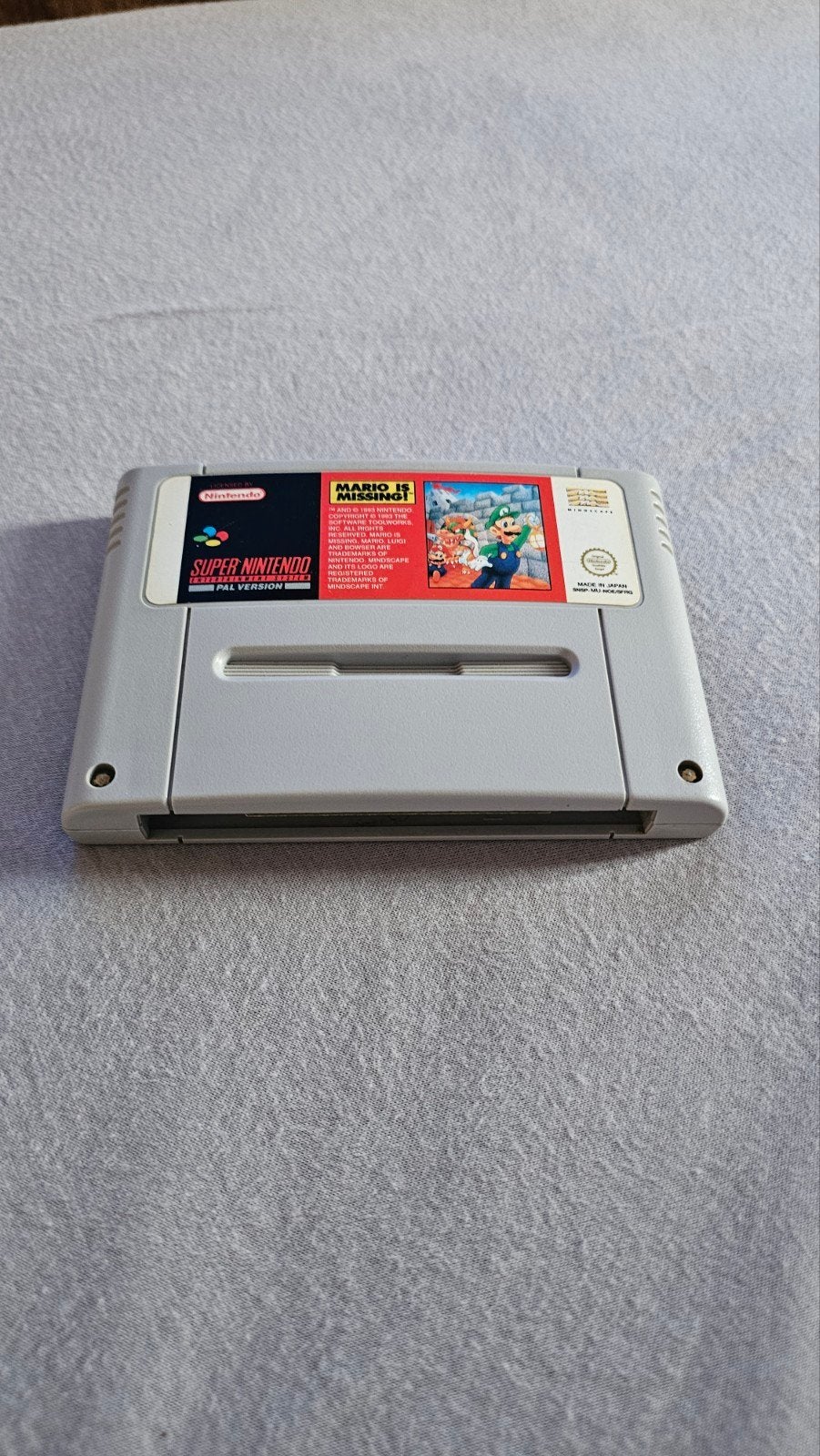 Mario Is Missing! Super Nintendo SNES PAL Versie, Ophalen, Puzzel en Educatief, Gebruikt, 1 speler