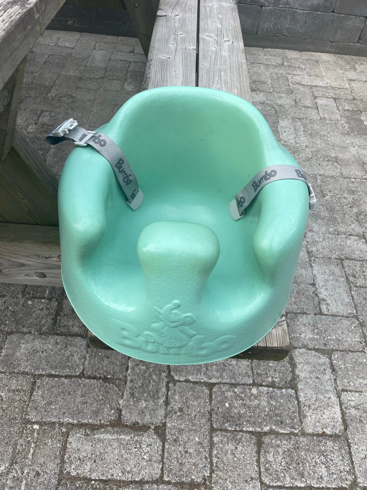 Bumbo Babyzitje - Groen, Ophalen, Gebruikt, Overige typen, Gordel(s)