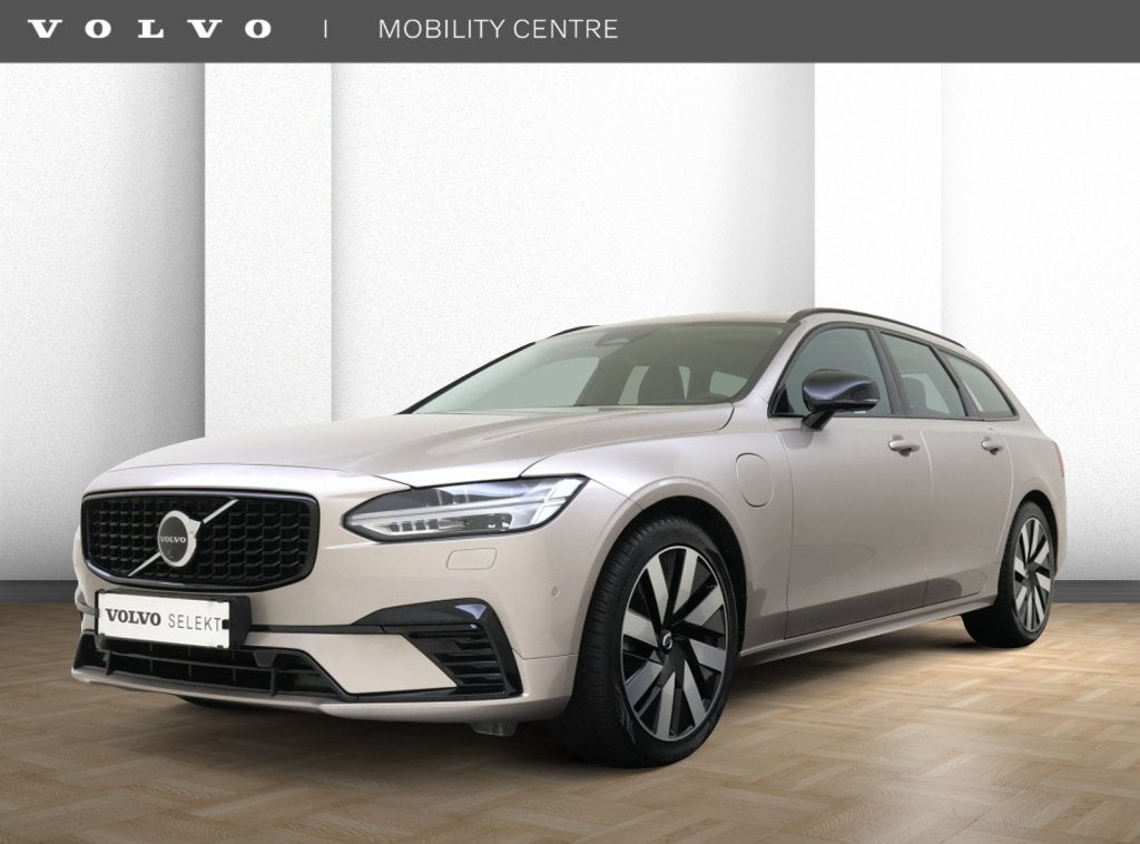 Volvo V90 T8 AWD Ultra Dark | Trekhaak | Panoramadak | 360, Auto's, Volvo, Bedrijf, Te koop, V90, 360° camera, ABS, Achteruitrijcamera