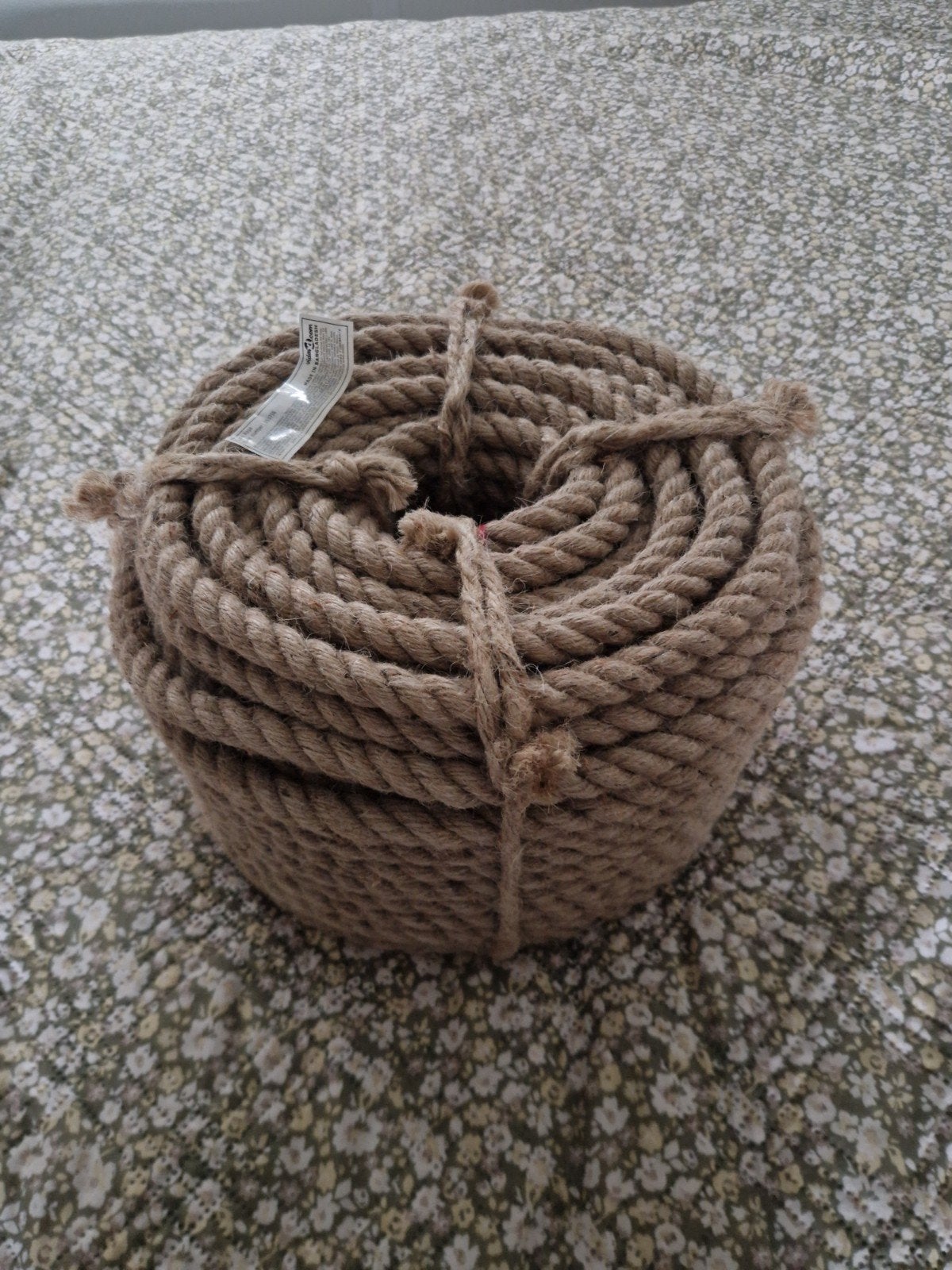 Jute touw 14mm x 50 meter NIEUW, Ophalen of Verzenden, Nieuw, Knutselmateriaal