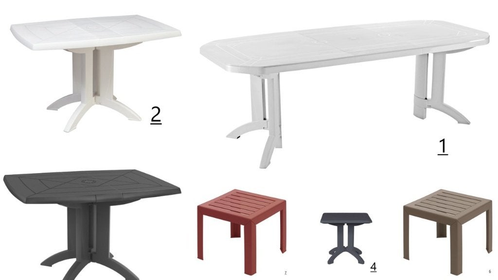 NW GROSFILLEX TUINTAFELS VANAF €20,-, Ophalen, Nieuw, Rechthoekig, Kunststof