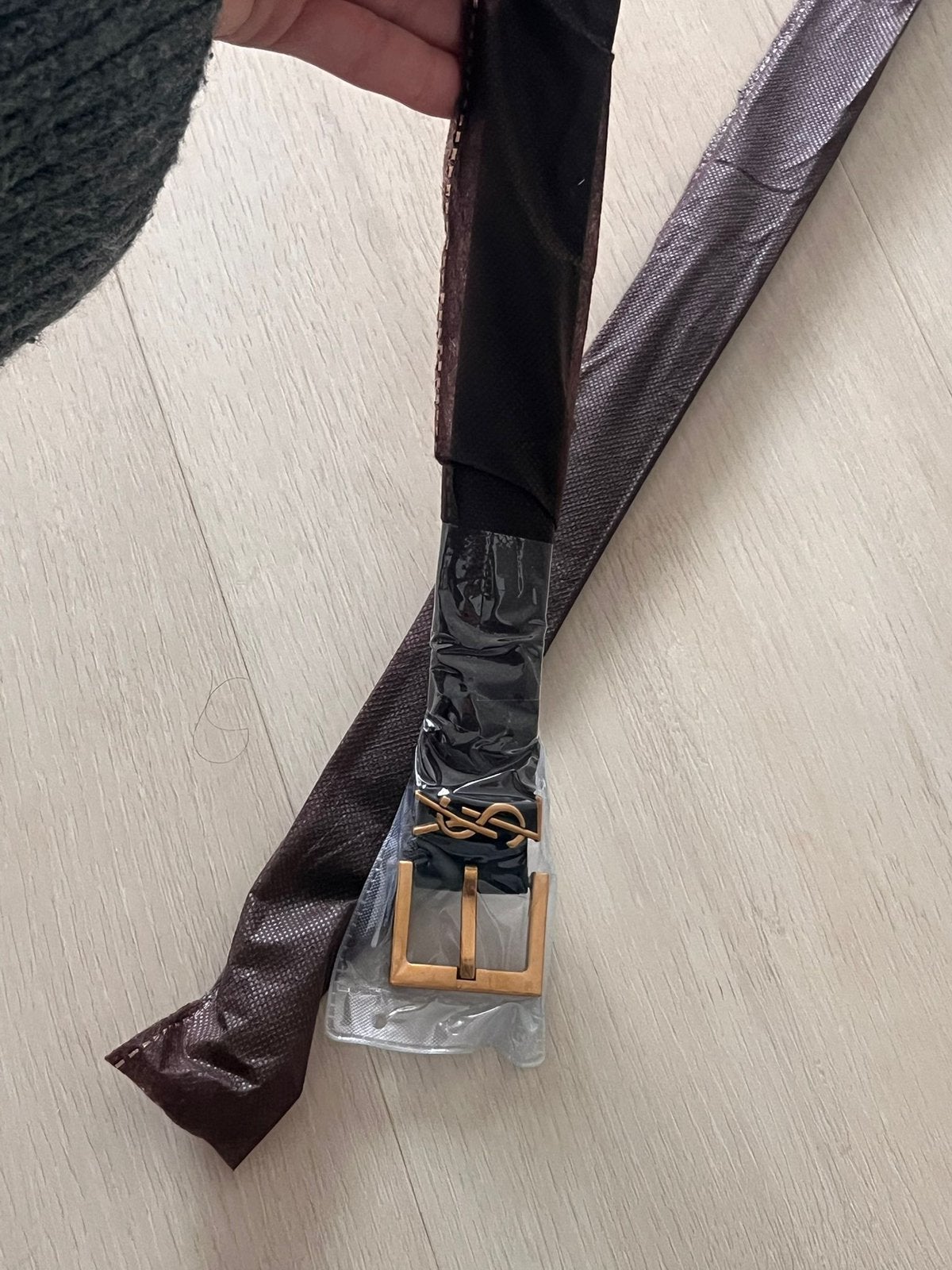 YSL riem, Ophalen of Verzenden, Nieuw, Zwart