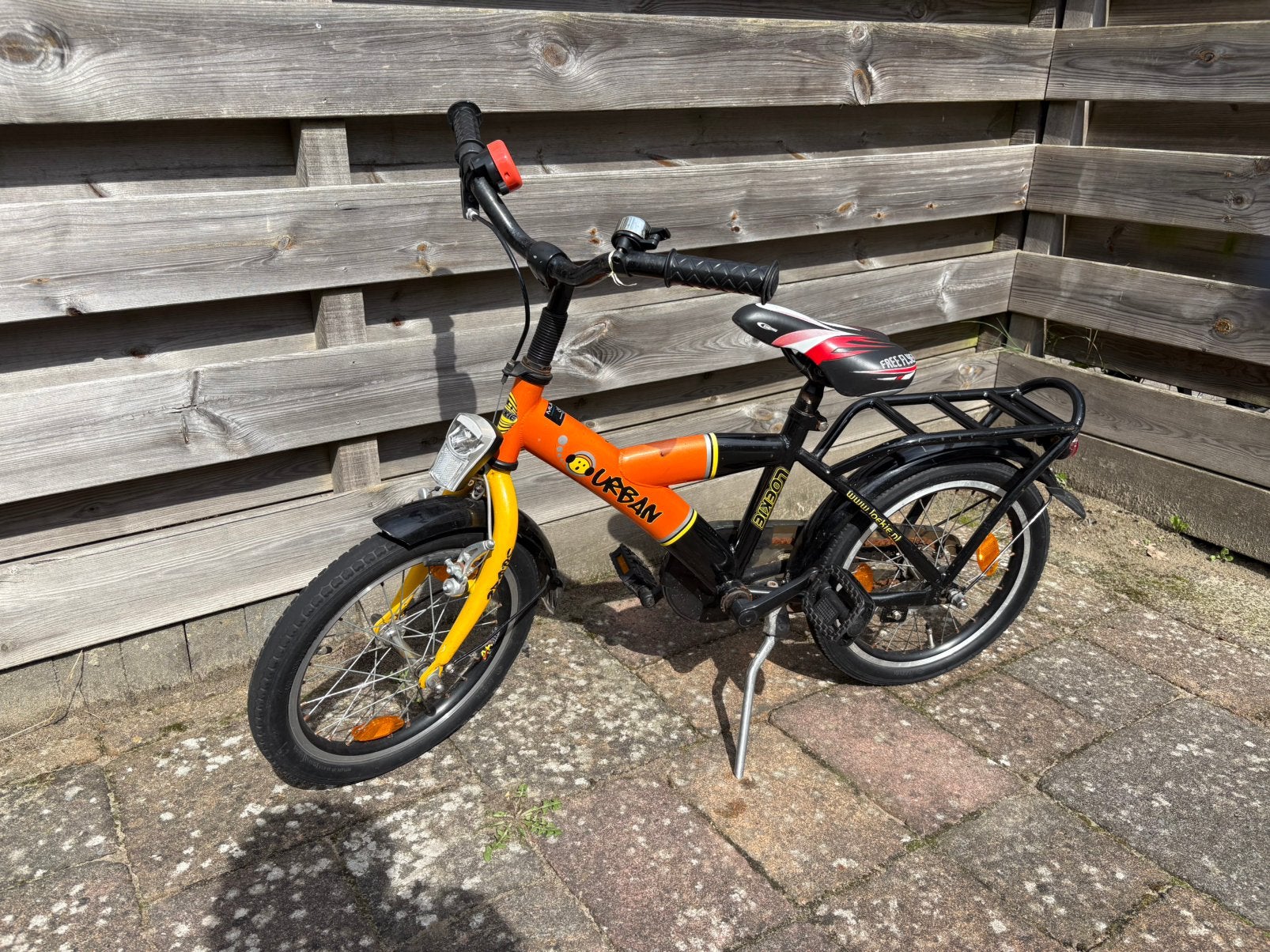 Loekie Urban 16 inch, Terugtraprem, Zijwieltjes, 16 tot 20 inch, Ophalen of Verzenden