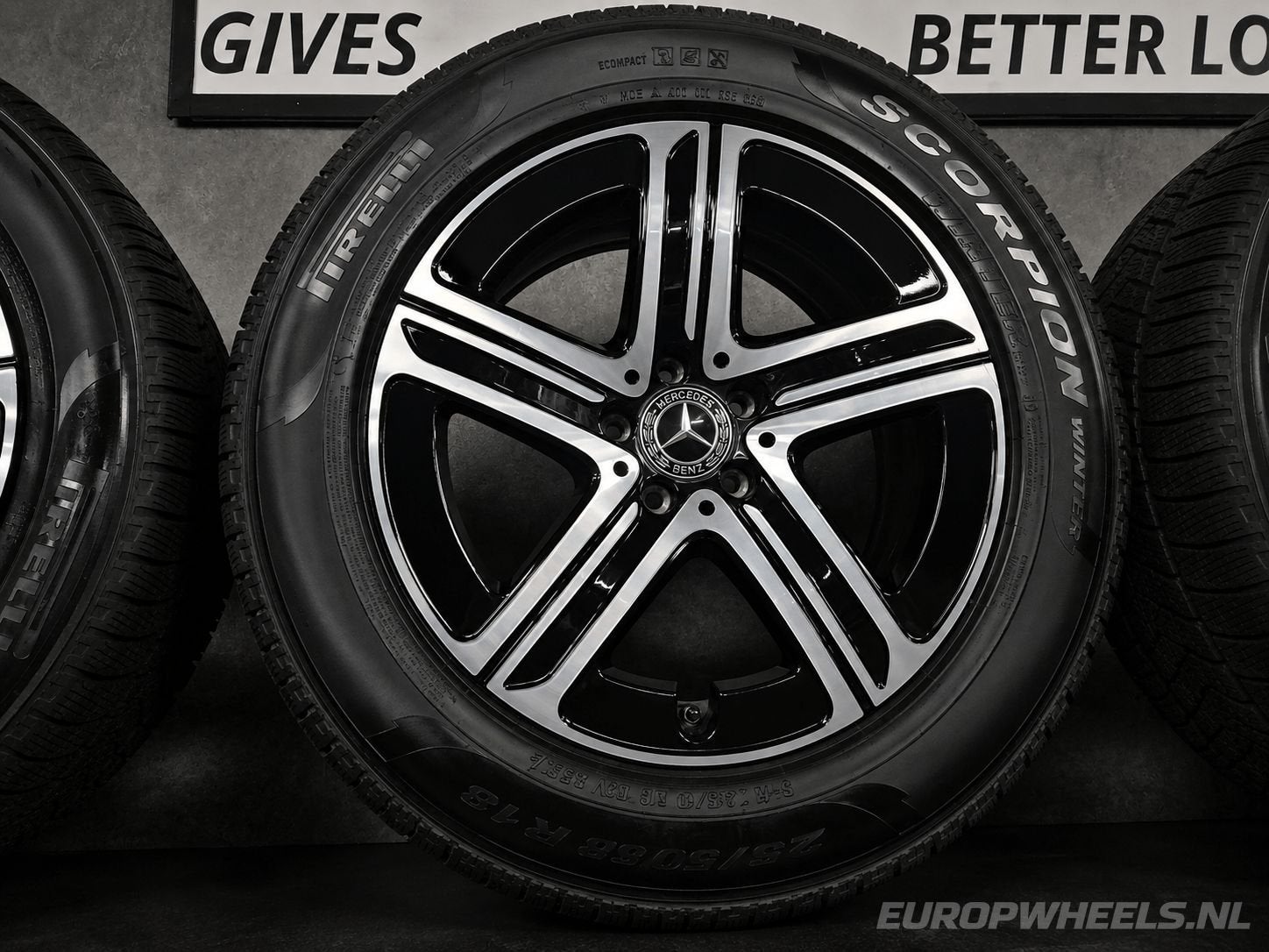 18 inch Mercedes GLC Hybrid X254 C254 velgen winterbanden, Auto-onderdelen, 18 inch, Gebruikt, -, -