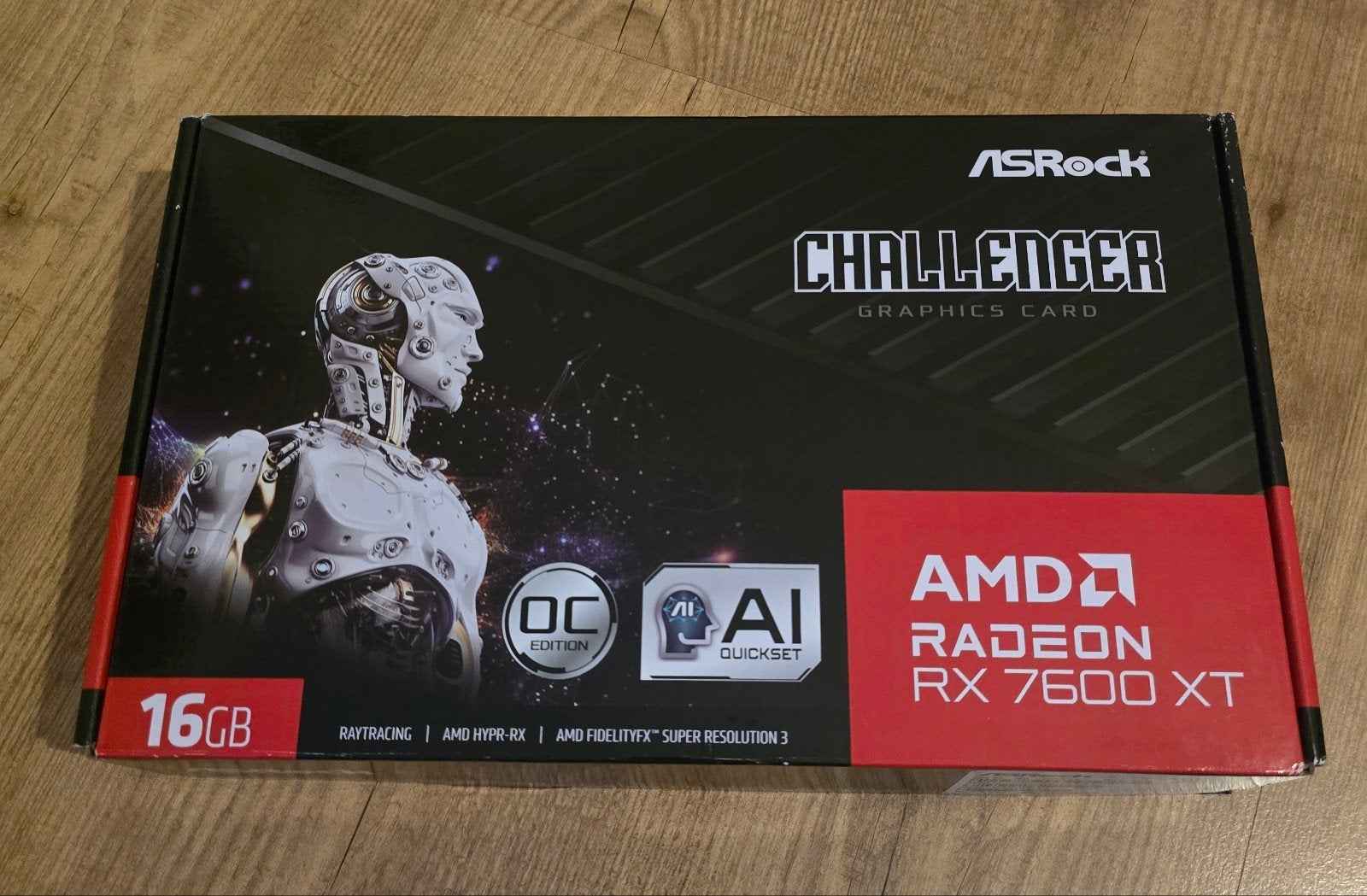 ASRock RX 7600 XT Challenger 16GB OC, Computers en Software, Ophalen of Verzenden, Gebruikt, AMD, HDMI