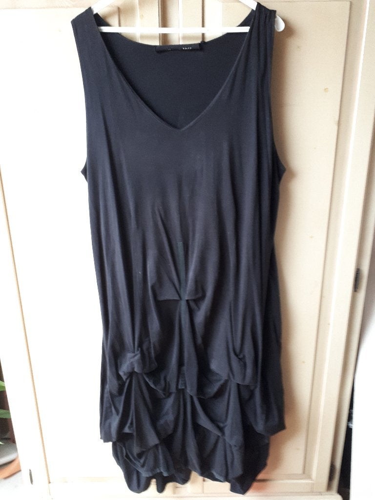 zwarte tuniek/jurk, maat xl/xxl, Ultimate Mik's, Kleding | Dames, Verzenden, Zwart, Maat 46/48 (XL) of groter, Zo goed als nieuw