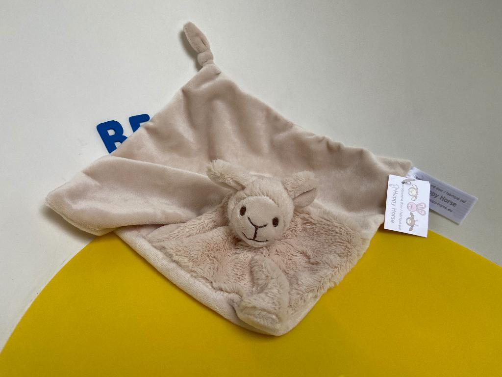 314 happy horse doek doekje schaap, Kinderen en Baby's, Speelgoed | Knuffels en Pluche, Ophalen of Verzenden, Zo goed als nieuw