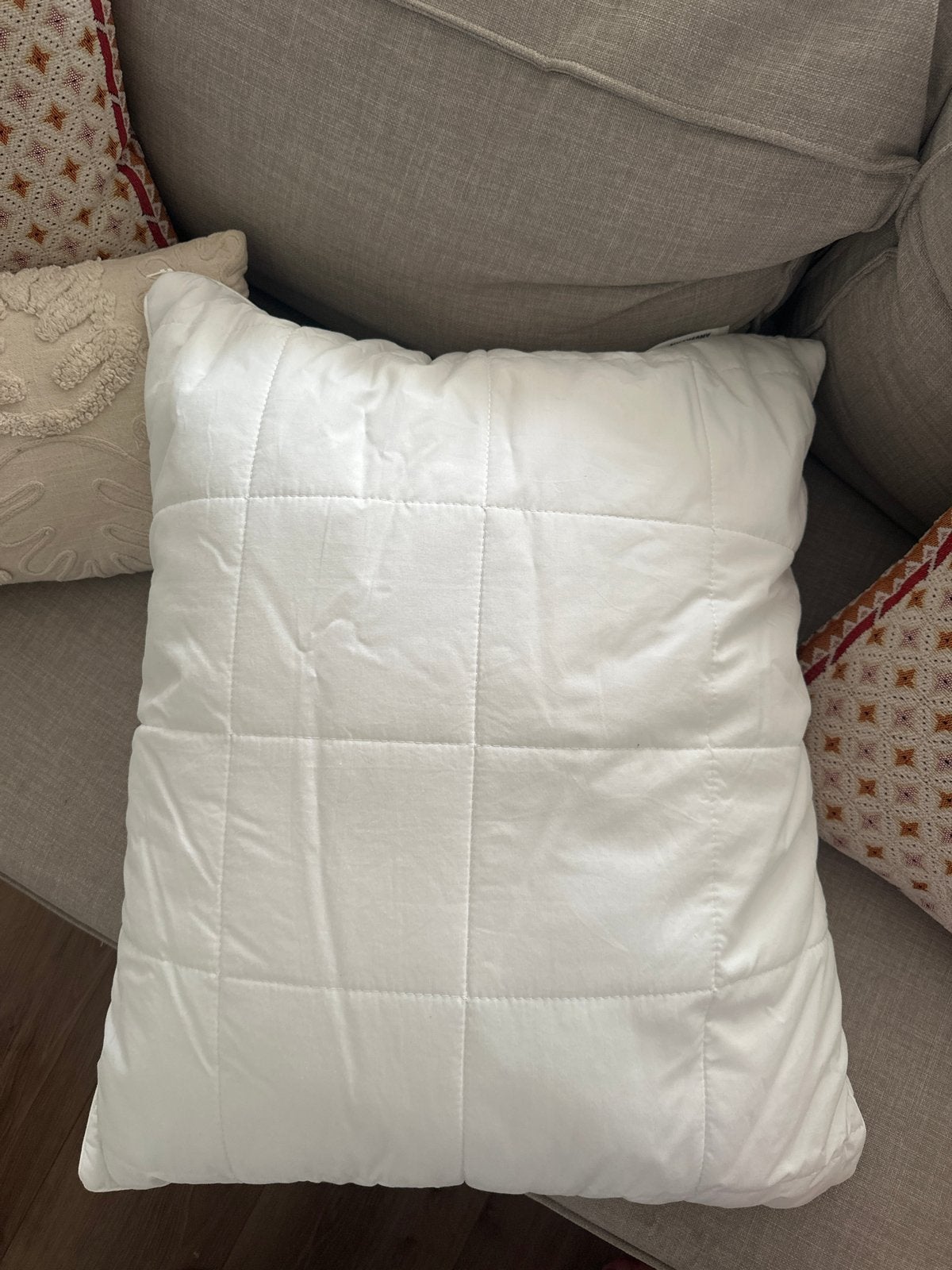 IKEA ÄNGSKORN kussen met molton 60x70 cm, Wasbaar, Wit, IKEA, Hoofdkussen