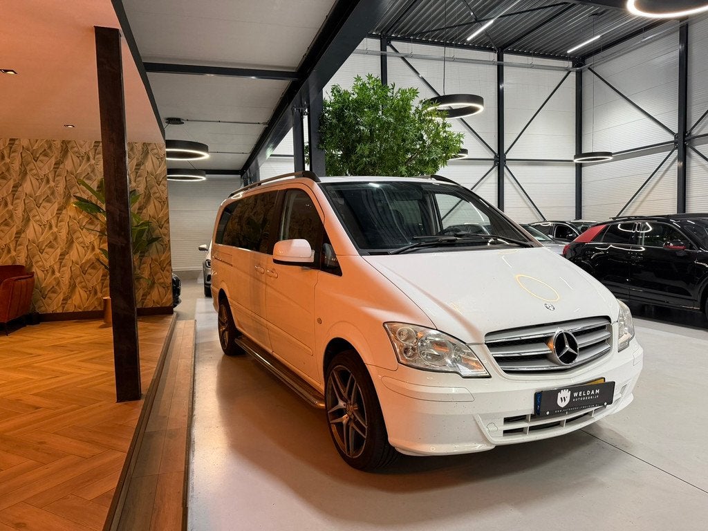 Mercedes-Benz Vito 113 CDI 320 Lang DC Nap|Camera|Airco|Trek, Auto's, Bestelauto's, Euro 5, Gebruikt, 4 cilinders, Wit