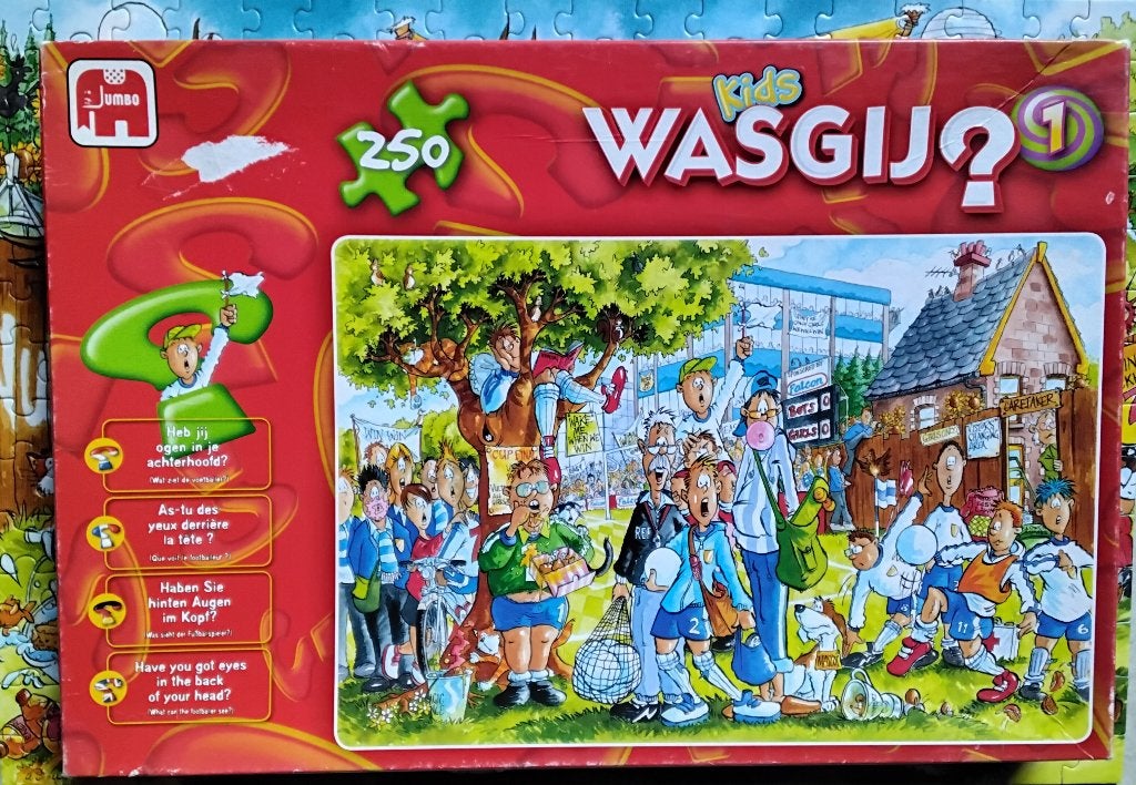 Wasgij puzzel kids 'vals spel!', Ophalen, Minder dan 500 stukjes, Zo goed als nieuw, Legpuzzel