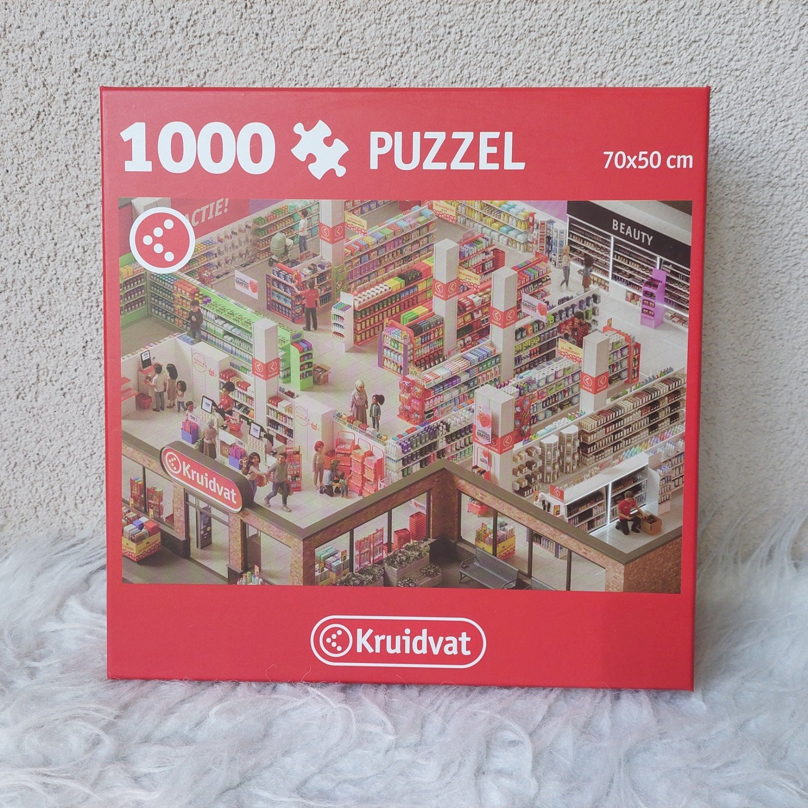 Puzzel Kruidvat 1000 stukjes interieur winkel Koko nieuw, Ophalen of Verzenden, 500 t/m 1500 stukjes, Nieuw, Legpuzzel