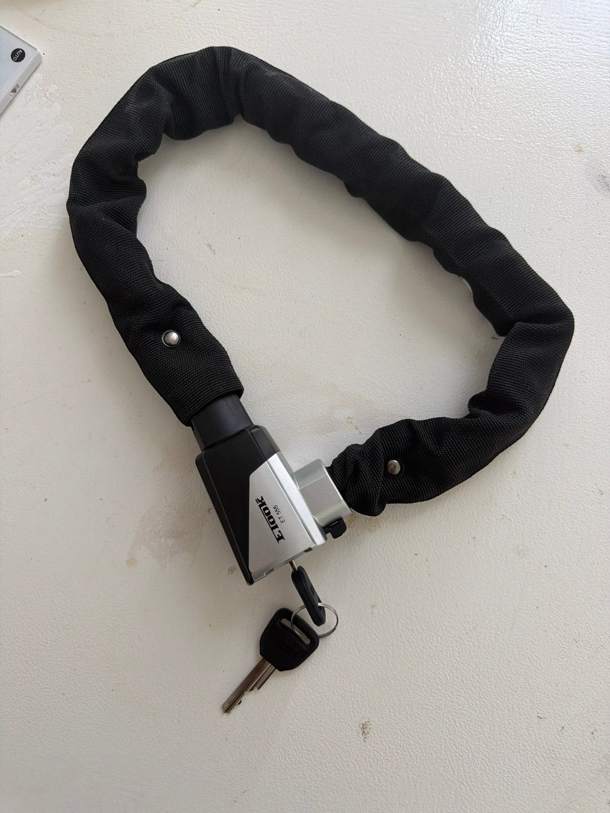 E-LOOK ET-555 Kettingslot met sleutels nieuval 5, Fietsen en Brommers, Ophalen of Verzenden, Nieuw, Kettingslot