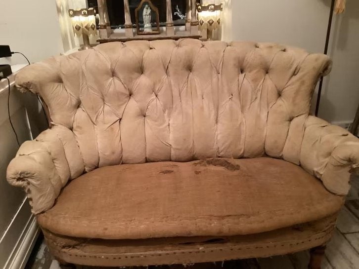Brocante Bankje, Ophalen