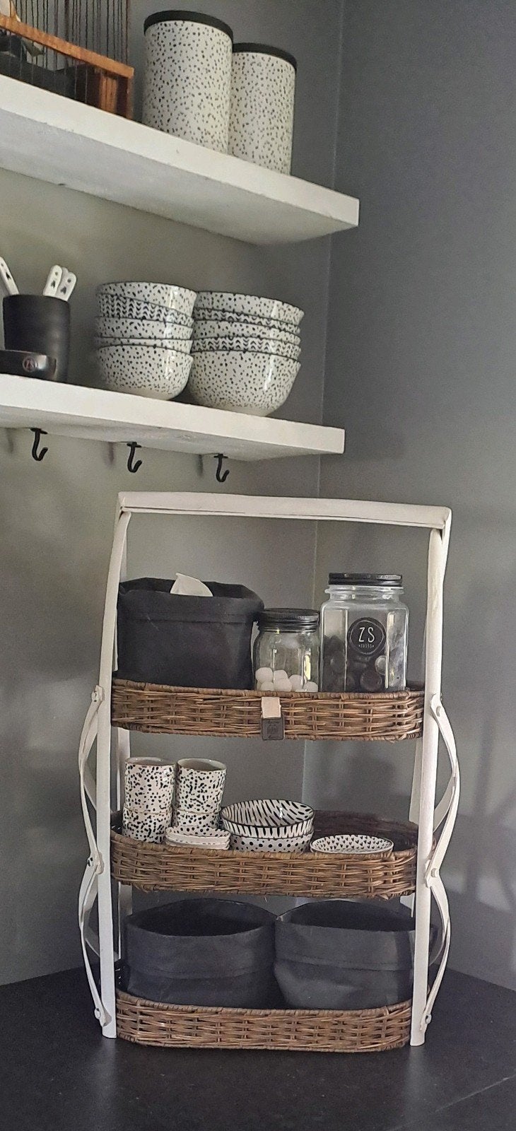 Riviera Maison Etagere 3 laags/Eycatcher in je keuken!, Huis en Inrichting, Woonaccessoires | Overige, Ophalen, Zo goed als nieuw