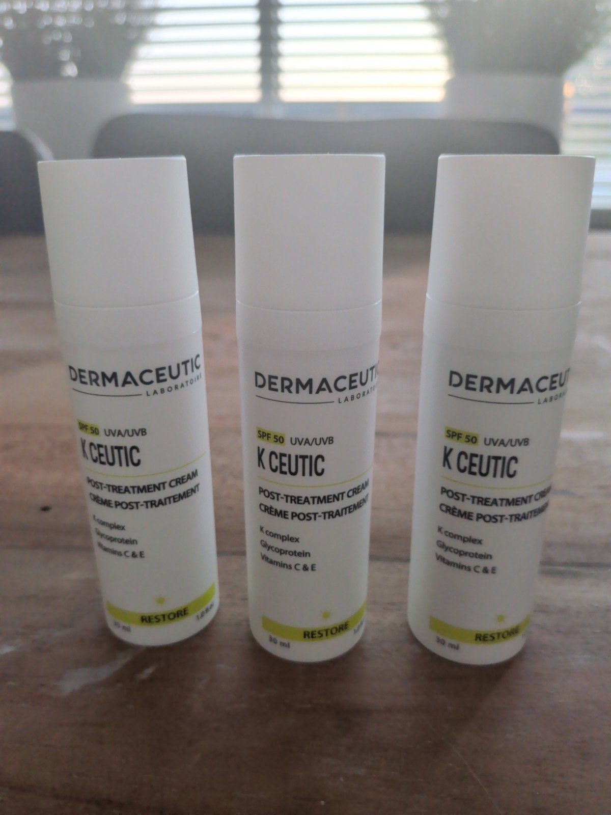 Dermaceutic K Ceutic SPF 50 Post-Treatment Crème (3x), Sieraden, Tassen en Uiterlijk, Uiterlijk | Gezichtsverzorging, Ophalen of Verzenden