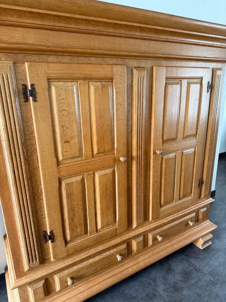 eiken kast 190x190x50 cm, Ophalen