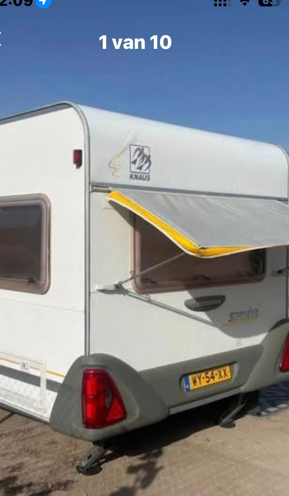 Leuke knaus sudwind , bjr. 2000 , staat in Spanje, Caravans en Kamperen, Caravan accessoires, Gebruikt, Verzenden