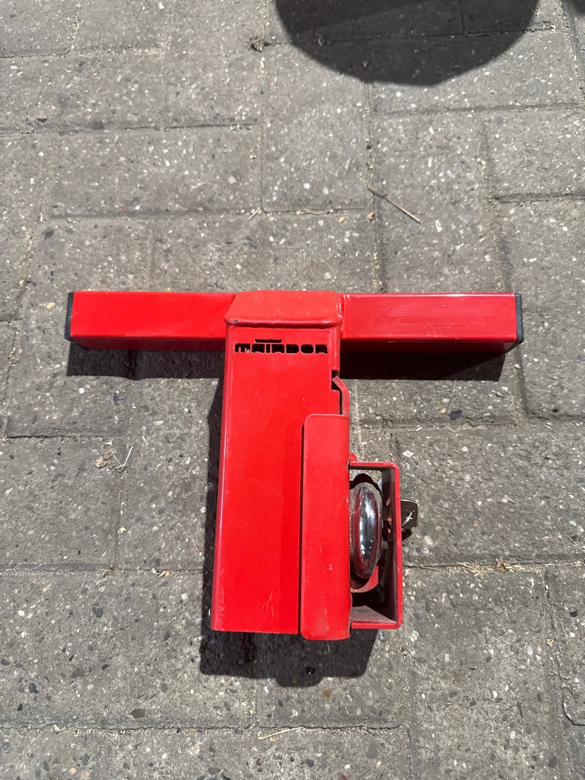 Mairbox parkeerbeugel - Rood, Ophalen of Verzenden, Gebruikt