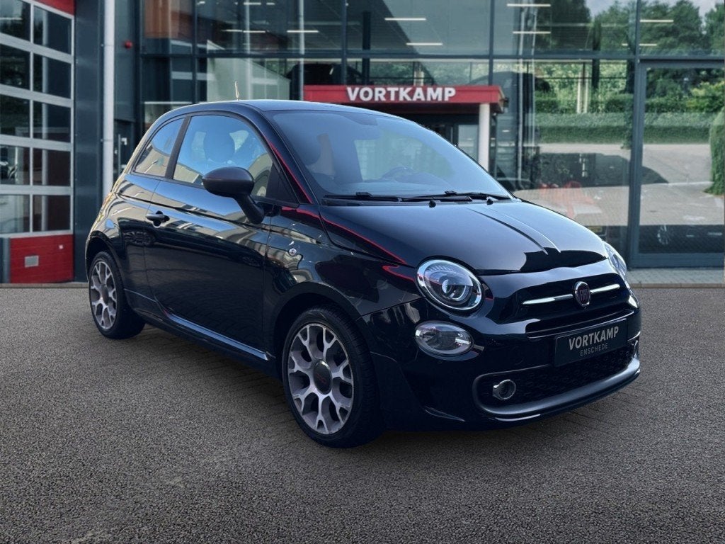 Fiat 500 0.9 TwinAir SPORT AIRCO/NAVI/DAB/17INCH-VELGEN, Voorwielaandrijving, Elektrische ramen, 86 pk, Gebruikt