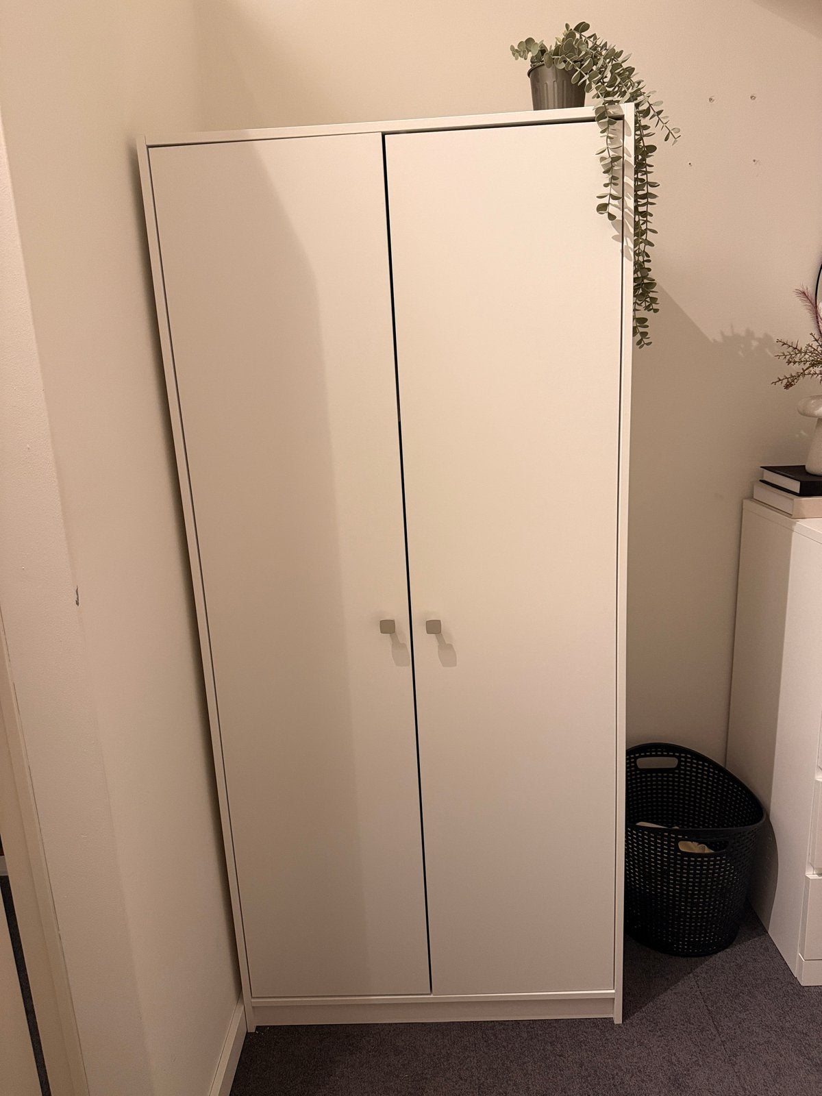 Ikea Kleppstad Kledingkast - Wit, zo goed als nieuw, Ophalen, Kunststof, 200 cm of meer, 50 tot 100 cm