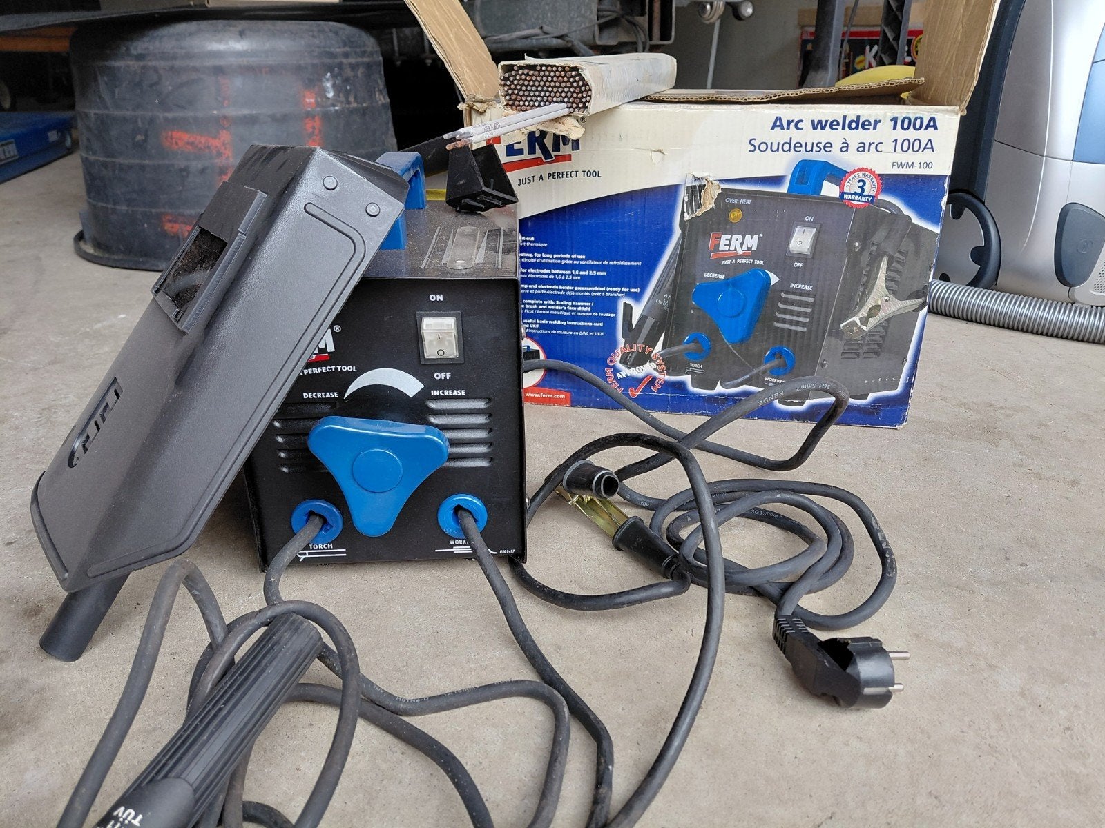 FERM FWM-100 Booglasapparaat -  nieuw, Ophalen, Nieuw, Minder dan 150 ampère, Elektroden