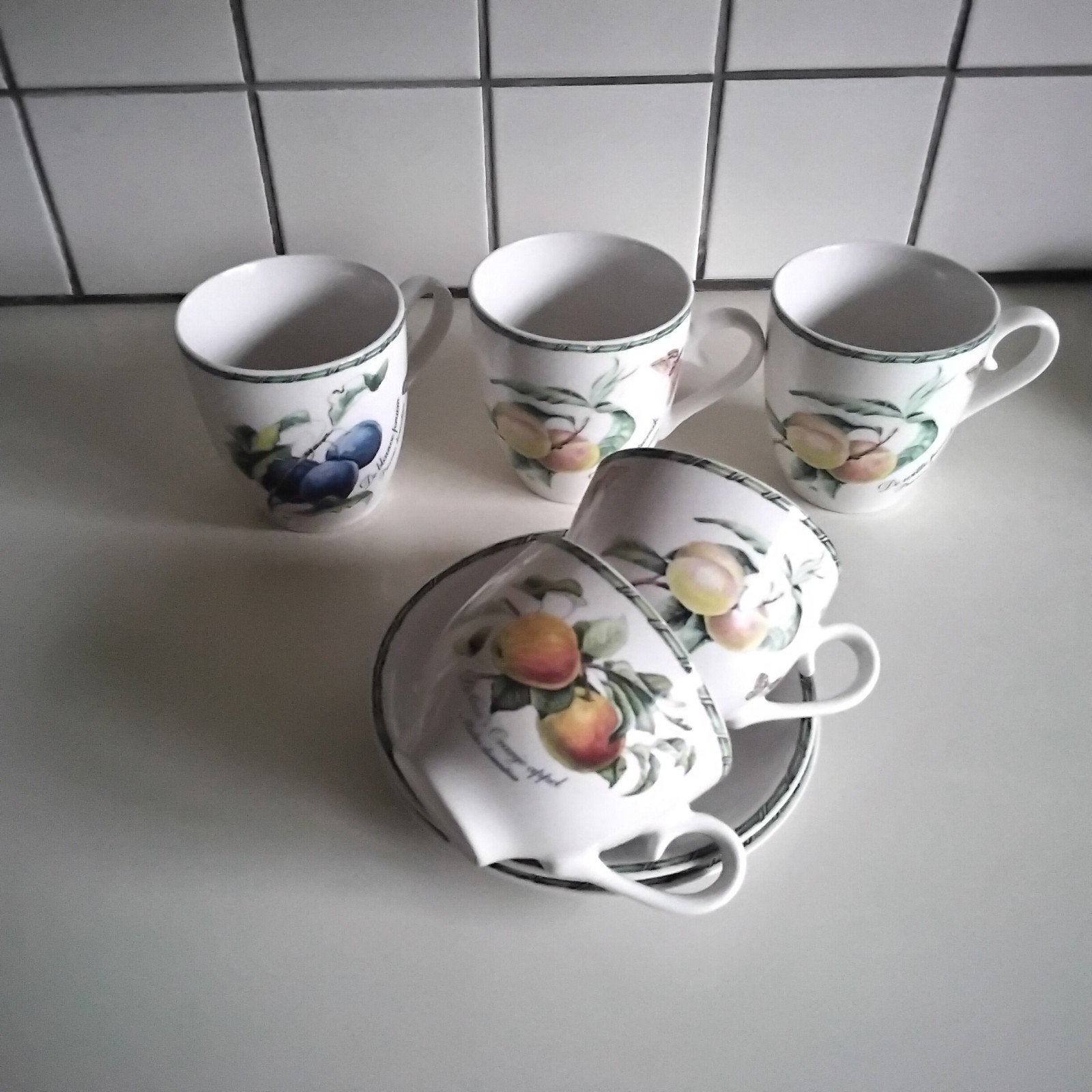 Janneke brinkman botania  mokken,kop en schotels, Huis en Inrichting, Keuken | Servies, Ophalen of Verzenden, Zo goed als nieuw