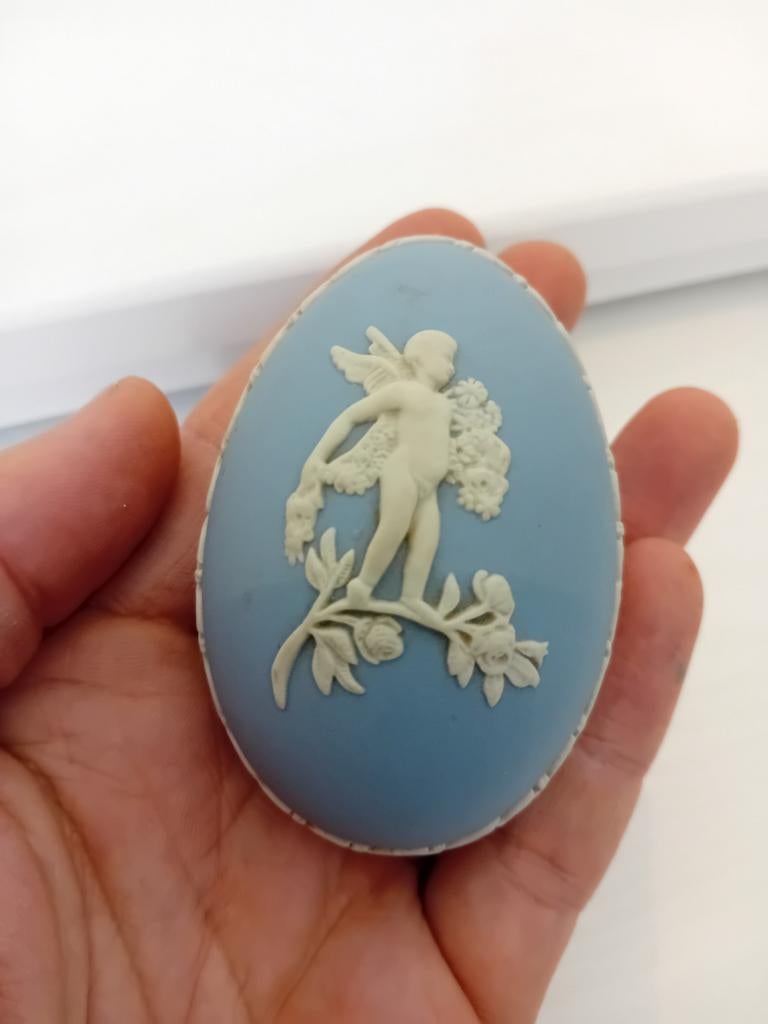 Wedgwood Jasperware Snuisterij Doosje, Antiek en Kunst, Antiek | Keramiek en Aardewerk, Ophalen of Verzenden