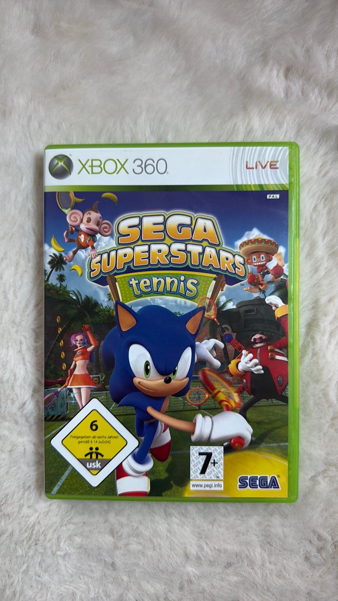 Sega superstars Tennis xbox 360, Spelcomputers en Games, Ophalen of Verzenden, Zo goed als nieuw, Sport, 3 spelers of meer