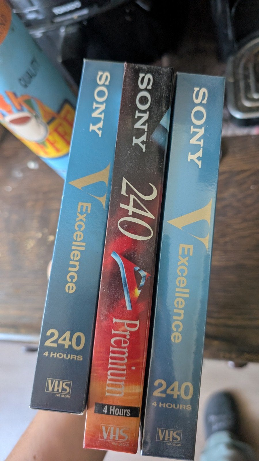 Sony VHS videobanden 240 minuten - 3 stuks, Alle leeftijden, Ophalen of Verzenden, Gebruikt, Overige genres