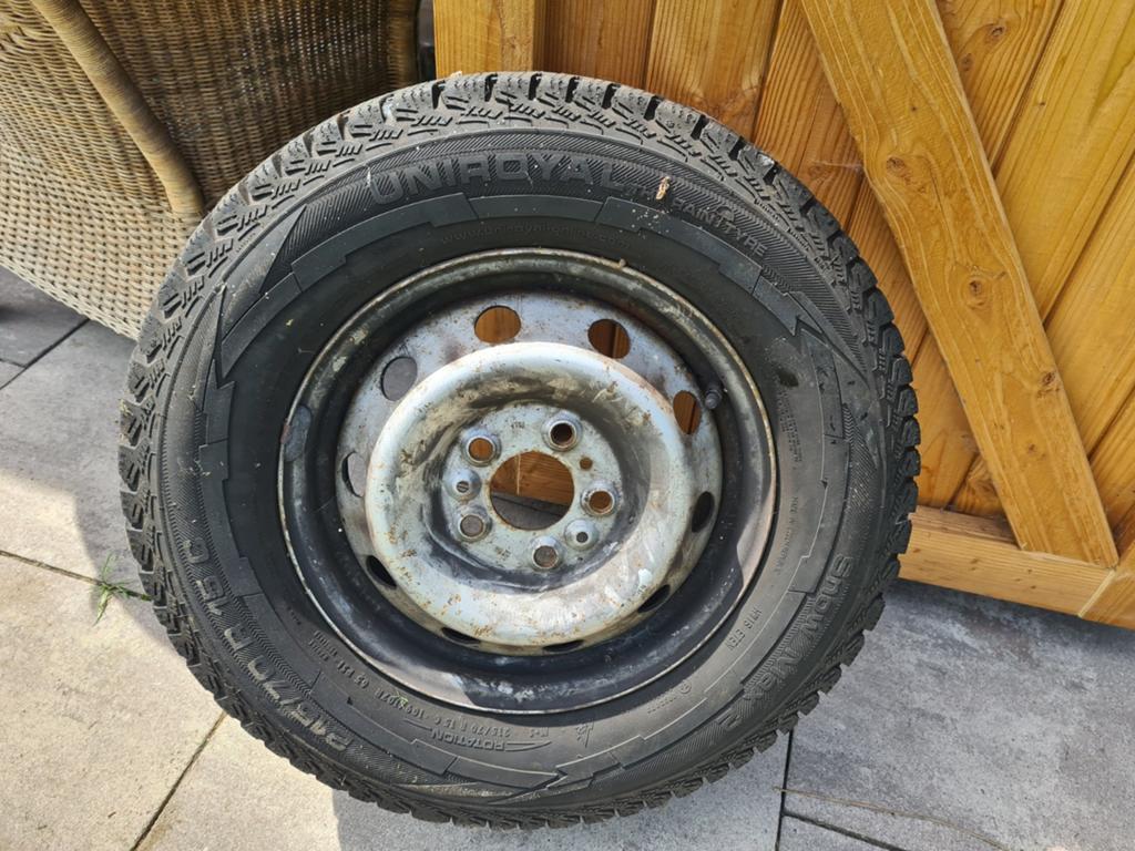 Fiat Ducato 15 inch velg met winterband., Ophalen