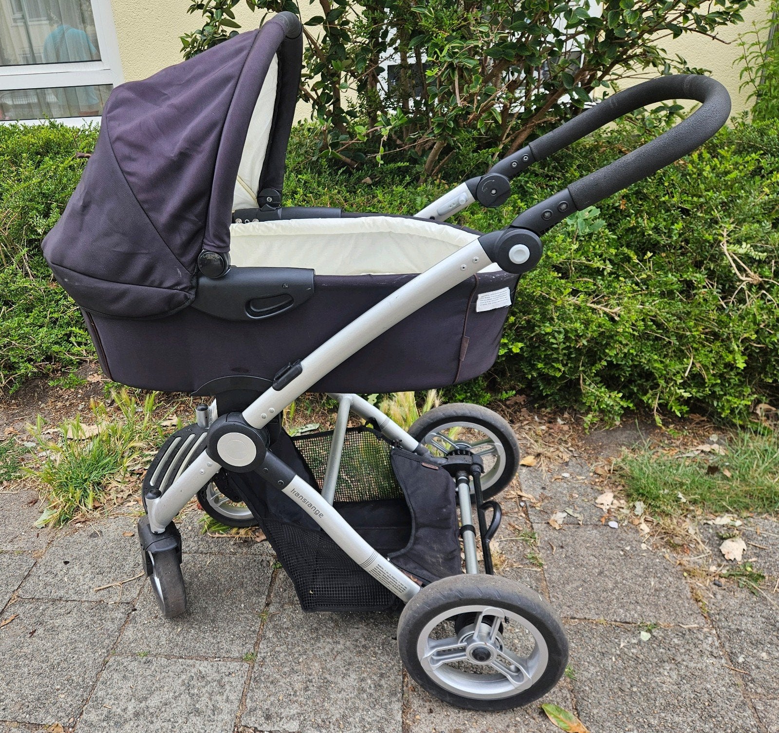 Mutsy combiwagen zwart, Ophalen, Gebruikt, Verstelbare duwstang, Combiwagen