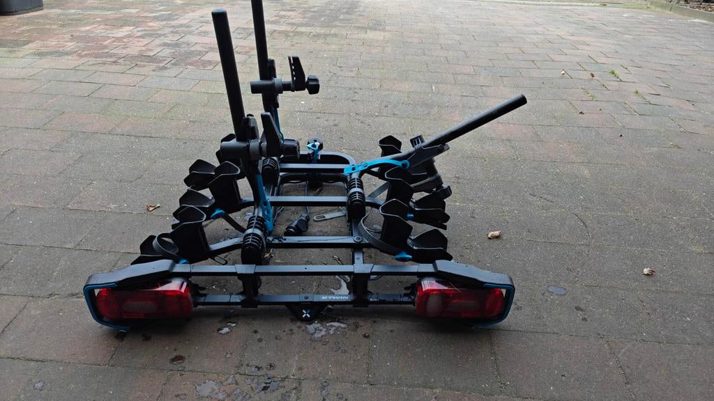 Stevige B twin fietsendrager voor 3 fietsen, Ophalen, 2 fietsen, Gebruikt, Trekhaakdrager