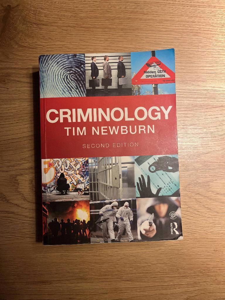 Criminology - Tim Newburn 2nd edition, Ophalen of Verzenden, Beta, Gelezen, WO