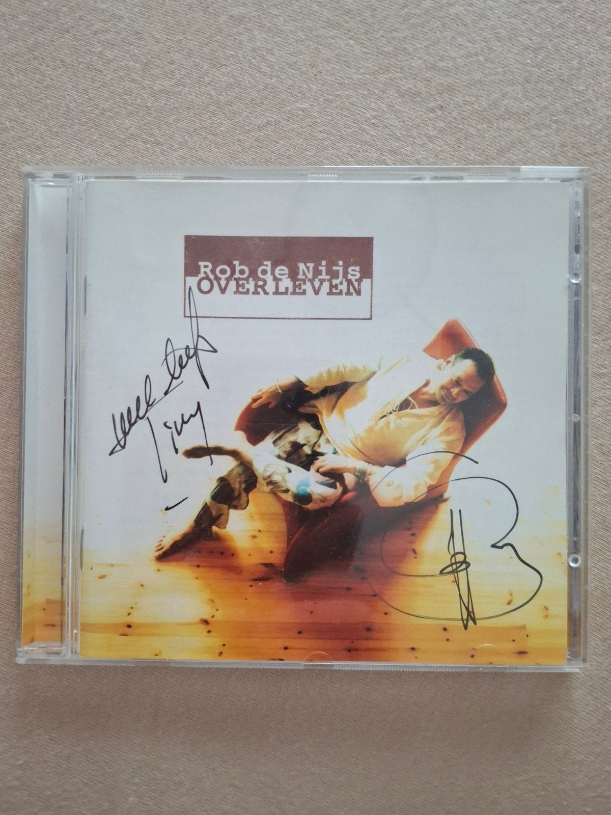 Rob de Nijs cd OVERLEVEN met handtekening, Ophalen of Verzenden, Zo goed als nieuw, Gesigneerd