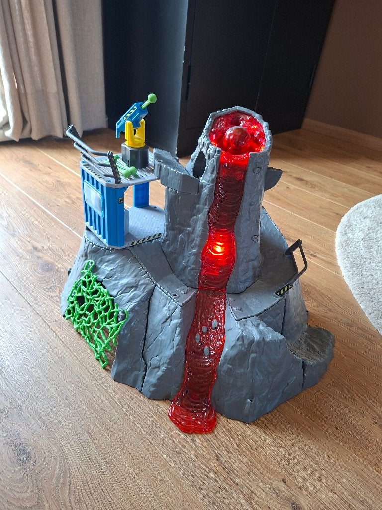 Schleich vulkaan en onderzoekstation Dinosaurus Dino, Ophalen, Gebruikt