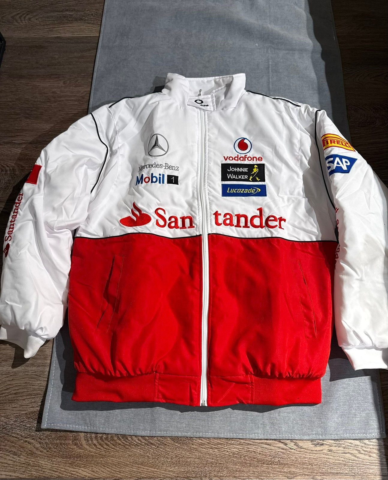 Mercedes Racing Bomberjack (Maat XXL) Formula 1 Style, Kleding | Heren, Ophalen of Verzenden, Zo goed als nieuw, Overige maten