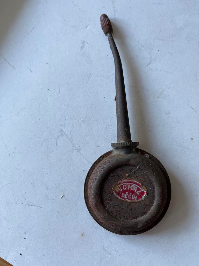 Vintage Tomaz Děčín oliekannetje, Ophalen of Verzenden