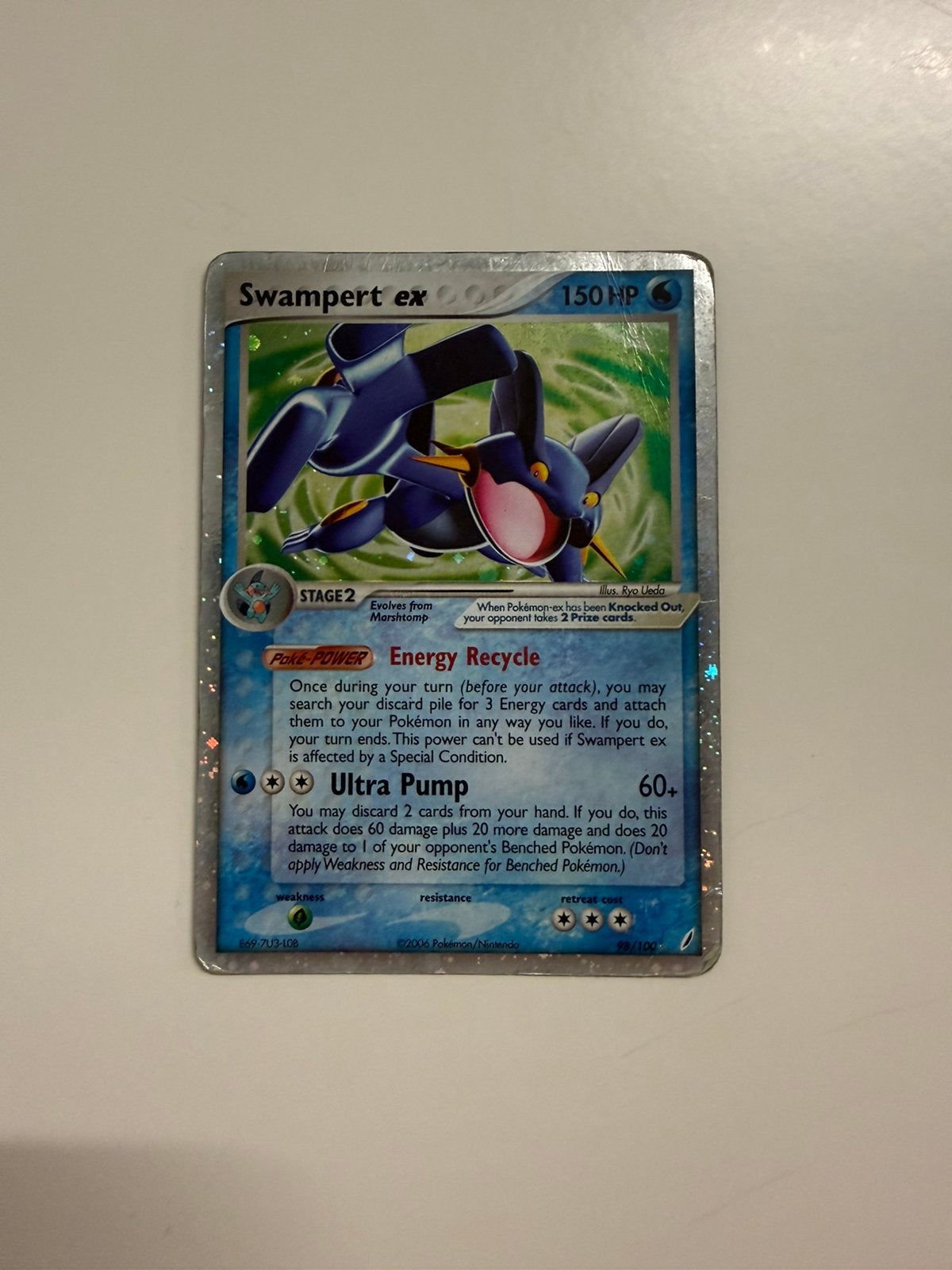 Swampert EX, Ophalen of Verzenden, Gebruikt, Losse kaart, Foil